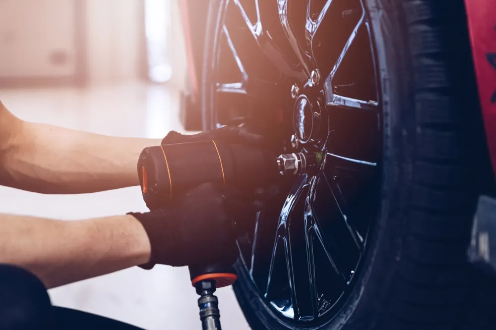 Changement pneu à Salon-de-Provence